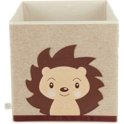 Bieco Staubox Igel Piksi, Natur 32cm