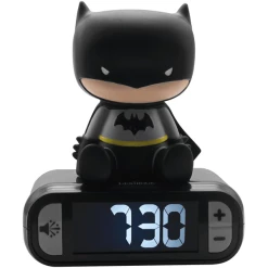 LEXIBOOK Batman Wecker Mit 3D Nachtlicht-Figur