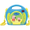 LEXIBOOK Peppa Pig CD-Player Mit Zwei Mikrofonen -Fehn Speichern lexibook peppa pig cd player mit zwei mikrofonen a320262